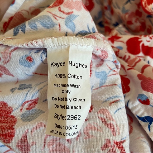 KAYCE HUGHES Floral Sundress Size 12 - Picture 5 of 5